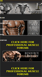Mobile Screenshot of professionalmuscle.com